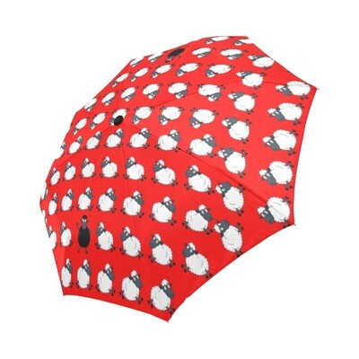 🤴🏽👸🏽☂🐑 Automatic Foldable Umbrella Black Sheep, Homage to Princess Diana, Princess of Wales, Lady di, Royal Fashion, gift, gift for him, gift for her, accessories
