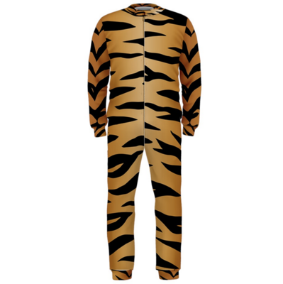 🤴🏽🐅 Classic Tiger print, Feline print, Animal's print, Onesie Jumpsuit For Men, 7 sizes XS to 3XL, tiger, cat, feline, animal, 7 sizes XS to 3XL, gift, gift for him