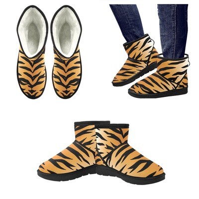 🤴🏽👟❄️🐅 Low Top Snow Boots for Men Classic Tiger print, Animal's print, Gift for him, 5 sizes