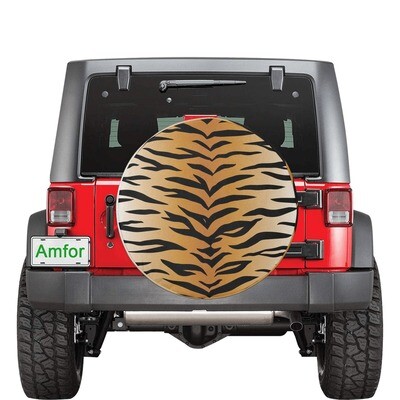 👸🏽🤴🏽🚗🐅 Spare Tire cover Classic Tiger print, Feline print, Animal's print, Gift, 3 Sizes,  car accessory