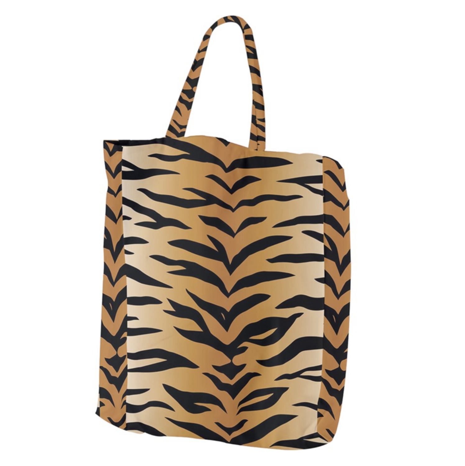👸🏽🤴🏽👜🐅 Giant Grocery Tote Bag Tiger print, Animal print, Feline, Gift for Animal Lovers, Gift for Pet Lovers, Gift for Cat Lovers, 26x23" / 66x58.42 cm