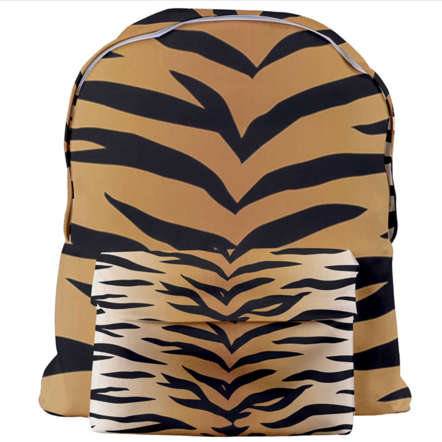 👸🏽🤴🏽🎒🐅 Giant Backpack Tiger print, Animal print, Feline, Gift for Animal Lovers, Gift for Pet Lovers, Gift for Cat Lovers, 17x13" / 43.2x33 cm