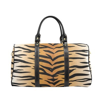 👸🏽🤴🏽🧳🐅 Travel Bag Tiger print, Animal print, faux leather Duffel bag, Sports bag, Weekender Bag, Weekend bag, Gym bag, Flight bag, 2 sizes
