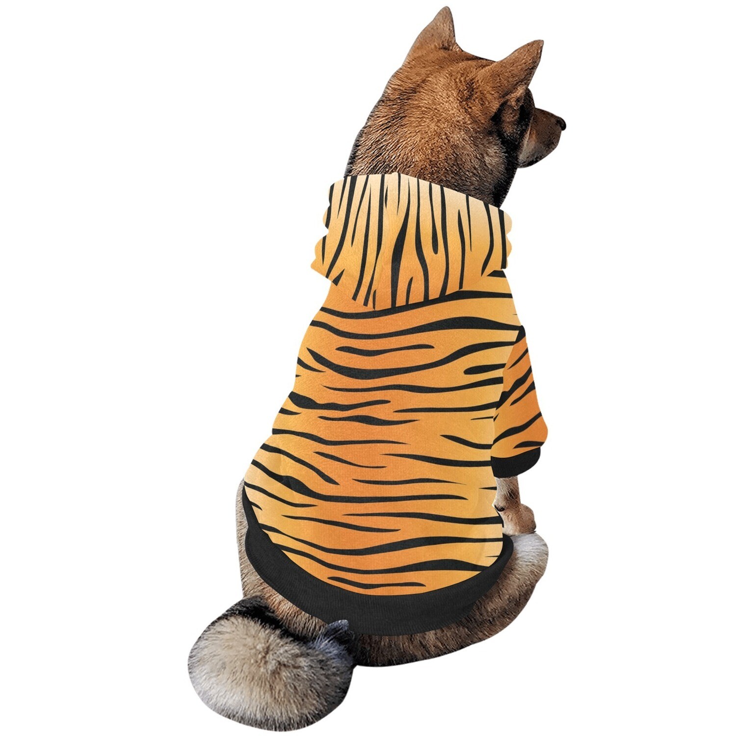 🐕🐅 Dog hoodie Tiger print, Royal Bengal Tigers, fuzzy warm buttoned dog hooded sweatshirt, dog hooded sweater, Dog clothes, Dog clothing, Dog apparel, Gift for dogs, Halloween