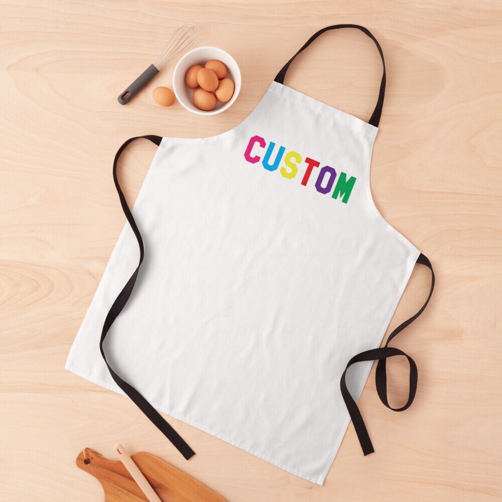🤴🏽👸🏽Custom Apron, Personalized Apron, Design your own Apron, add text, choose font, custom gift, personalized gift, Made in the USA