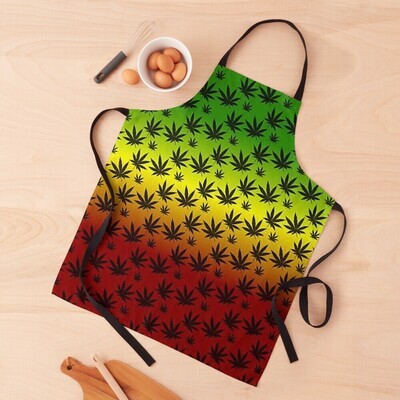👸🏽🤴🏽Apron Marijuana, Cannabis, Weed, Ganja, 420, Nature, Leaves, Rasta, Rastafari, Jamaica, Rastafarian, Hippie, Gift, Made in the USA