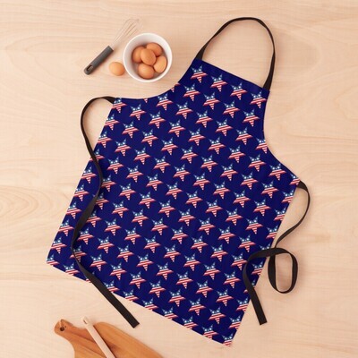 👸🏽🤴🏽🇺🇸Apron I LOVE USA, American flag, Country Flag, Fourth of July, Independence day, Star shape, Patriotic apron, Gift, Made in the USA