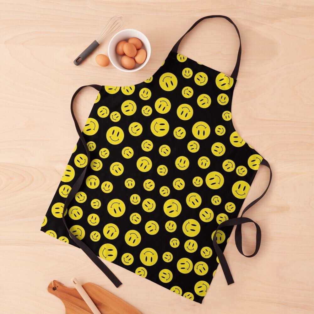 👸🏽🤴🏽😀Apron Emojis, Happy faces, Smileys, Happiness, Good vibes, Gift for Happy people, Made in the USA