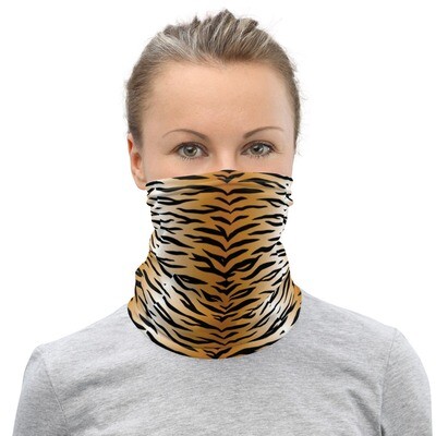 👸🏽🤴🏽🐅Soft Breathable Neck Gaiter Tiger print, face mask Tiger, mask Tigers, Animal print, Gift for Animal Lovers, Gift for Cat Lovers, hair accessory, Made in the USA