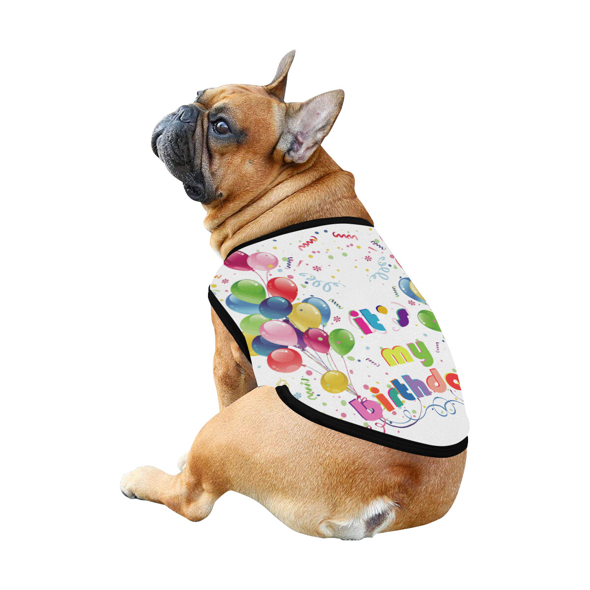 🐕🎂It's my Birthday with balloons dog t-shirt, Dog Tank Top, Dog shirt, Dog clothes, Dog clothing, Dog apparel, Gift for dogs, Birthday gift