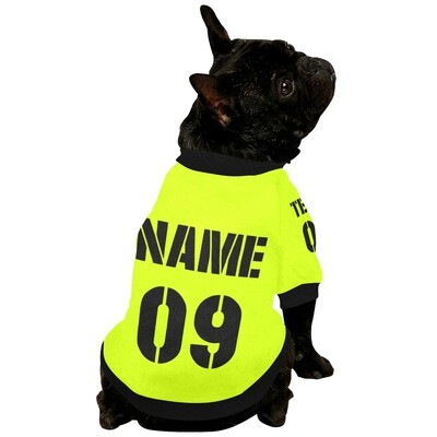 🐕Custom Team Dog Sweatshirt fuzzy warm buttoned, Personalized dog Sweater, Sports Uniform, Design your dog sweatshirt, add Team, Name, Dog clothes, Dog clothing, Dog apparel, Gift for dogs