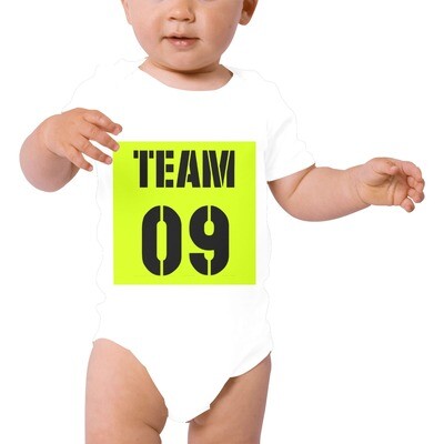 👸🏽🤴🏽 Custom Team Baby Onesie, Personalized Short Sleeve Infant Bodysuit, design your baby bodysuit, Sports Uniform, add Team, Name, Number, newborn gift