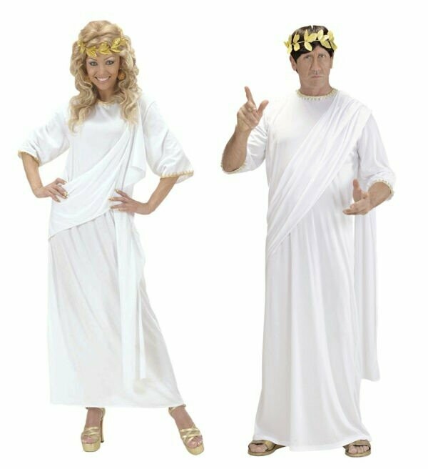 Costume toge romaine blanche