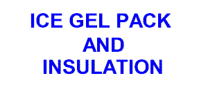 Ice Gel Packs And Insulation