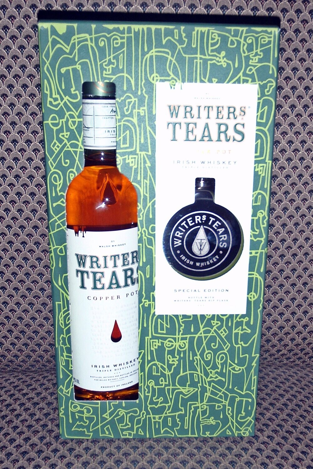 Irischer "Writers Tears",  inkl. Flachmann