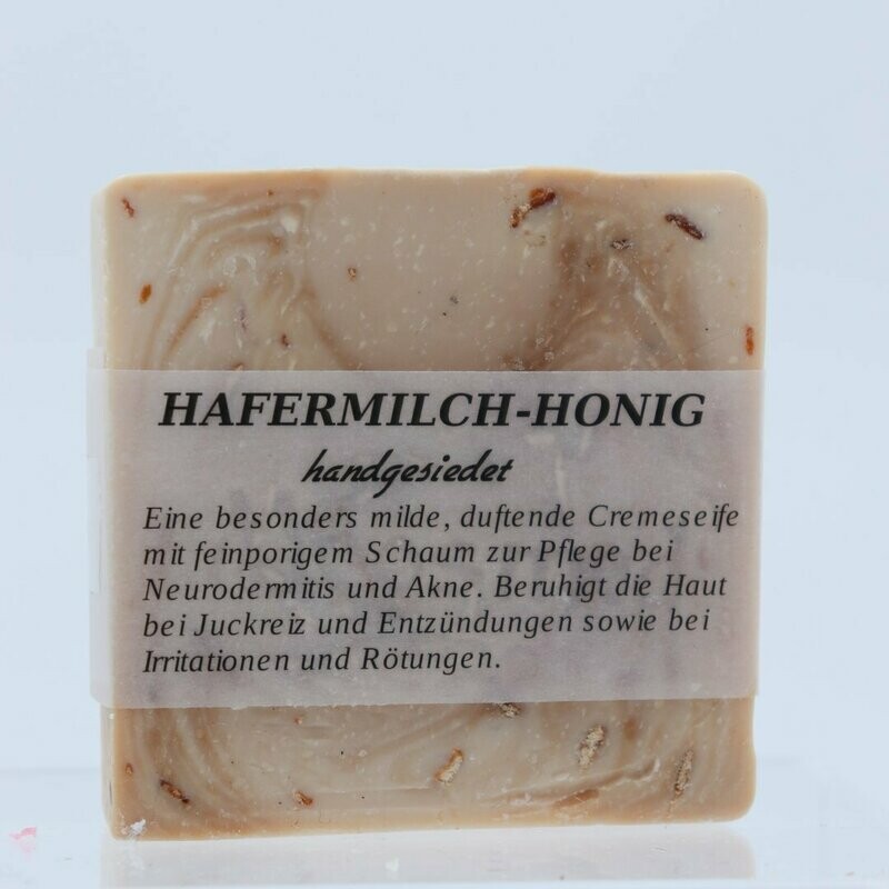 Handgesiedete Seife Hafer-Milch-Honig Handgesiedete Seife Hafer-Milch-Honig