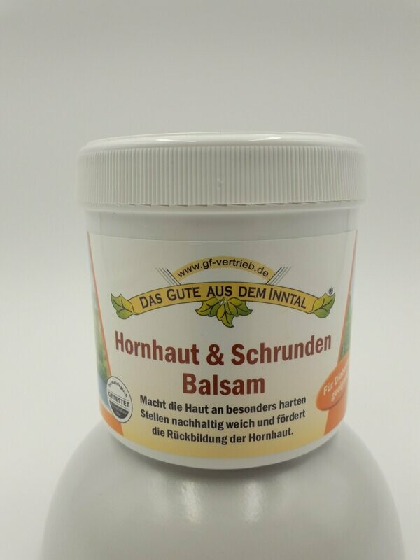 Hornhaut und Schrundenbalsam Hornhaut und Schrundenbalsam