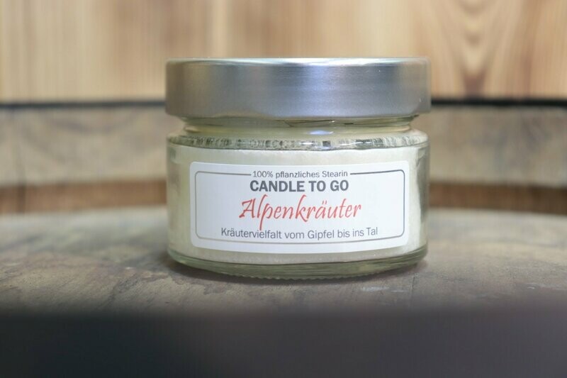 Candle To Go Alpenkräuter (Brenndauer 20 Std.) Candle To Go Alpenkräuter (Brenndauer 20 Std.)