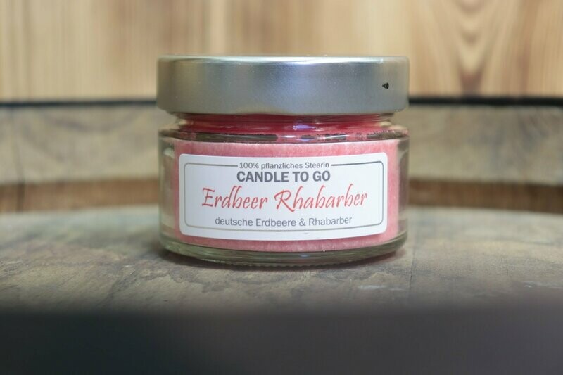 Candle To Go Erdbeere Rhabarber (Brenndauer 20 Std.) Candle To Go Erdbeere Rhabarber (Brenndauer 20 Std.)