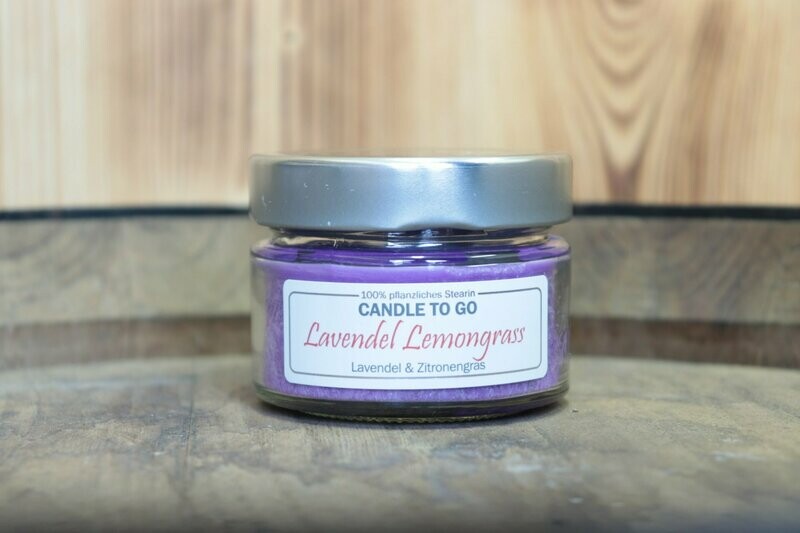Candle To Go Lavendel Lemongrass (Brenndauer 20 Std.) Candle To Go Lavendel Lemongrass (Brenndauer 20 Std.)