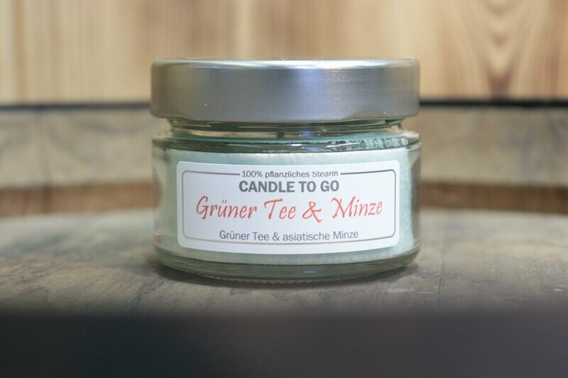 Candle To Go Grüner Tee & Minze (Brenndauer 20 Std.) Candle To Go Grüner Tee & Minze (Brenndauer 20 Std.)