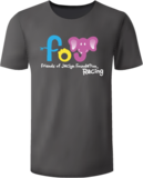 Friends of Jaclyn Racing T-Shirt, Color: Smoke Grey