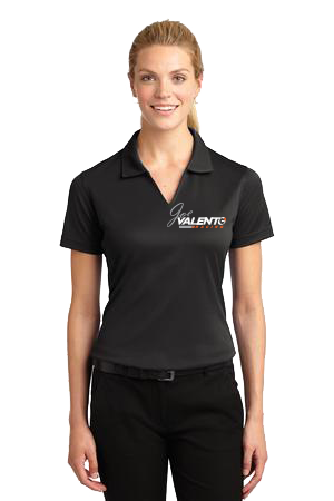 Joe Valento Ladies Polo, Color: Black