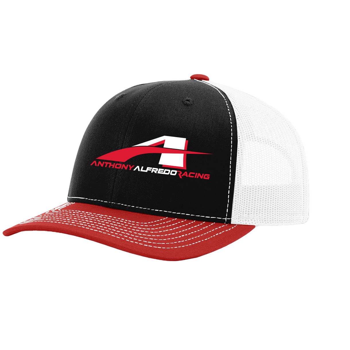 Anthony Alfredo Logo Hat Black and Red