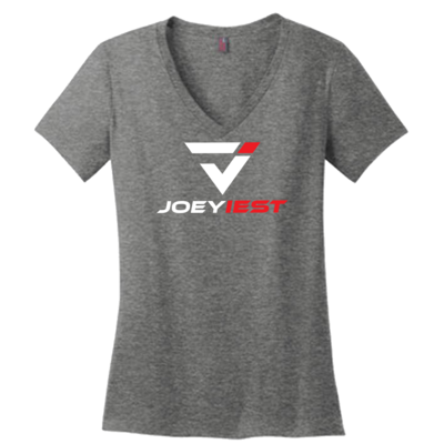 Joey Iest Logo Ladies V-Neck T-Shirt