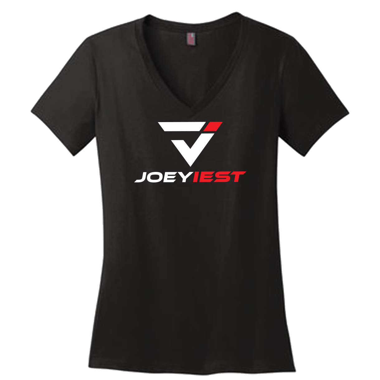 Joey Iest Logo Ladies V-Neck T-Shirt
