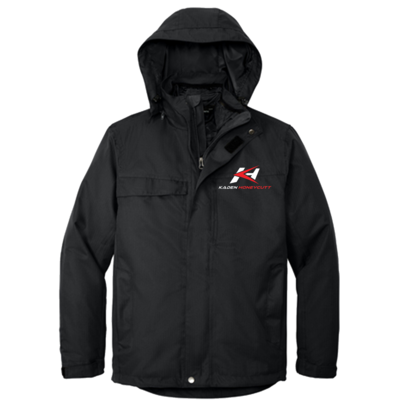 Kaden Honeycutt Port Authority Herringbone 3-in-1 Jacket Black