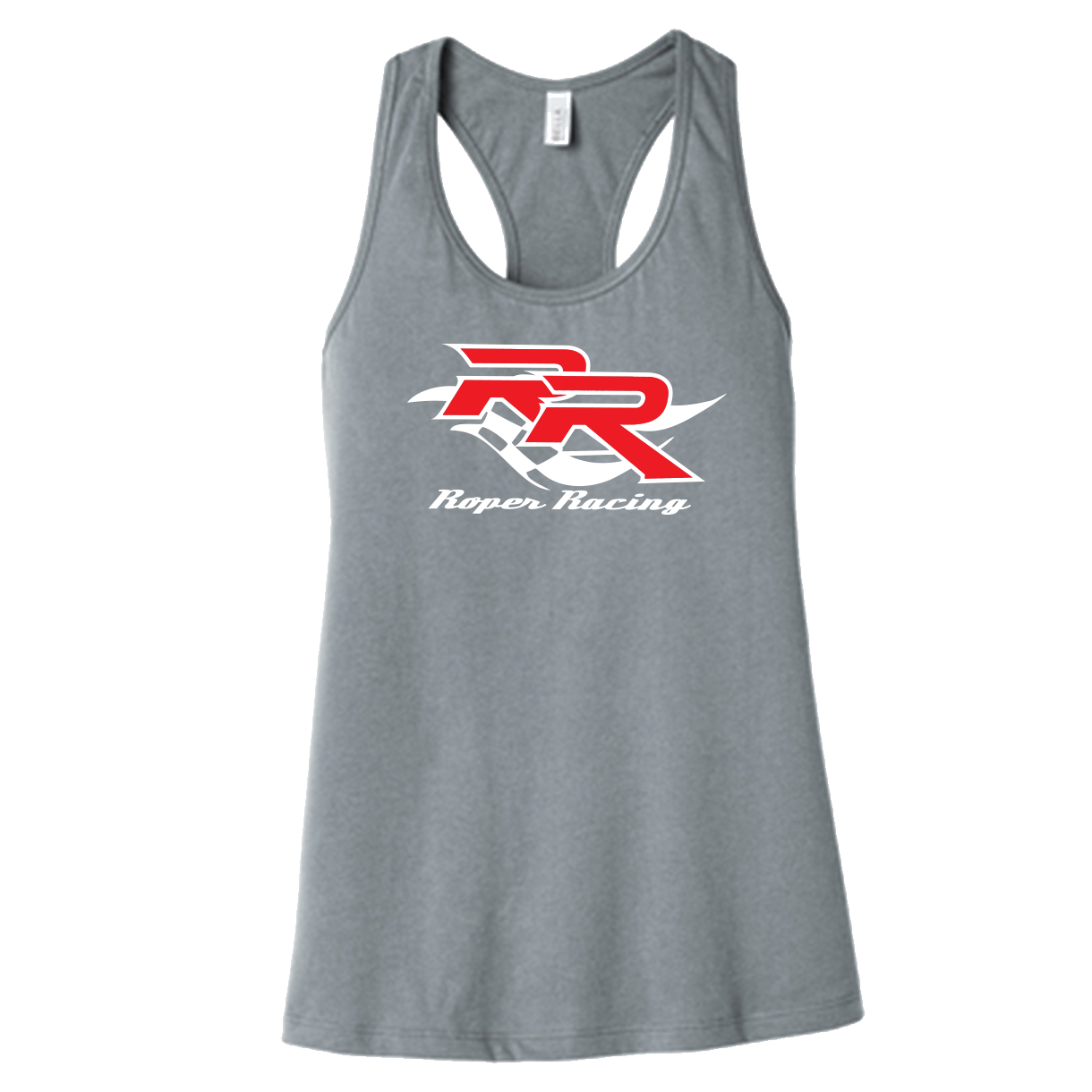 Women's Jersey Racerback Tank, Color: Heather Grey
