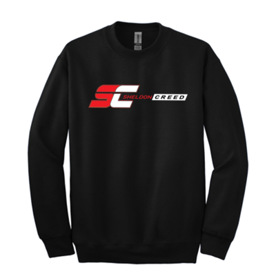 Sheldon Creed Crewneck Sweatshirt, Color: Black