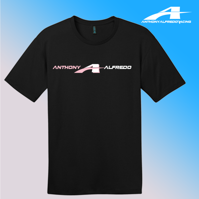 Anthony Alfredo Logo T-Shirt with PInk Logo