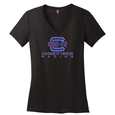 Cassidy Hinds Ladies V-Neck T-Shirt