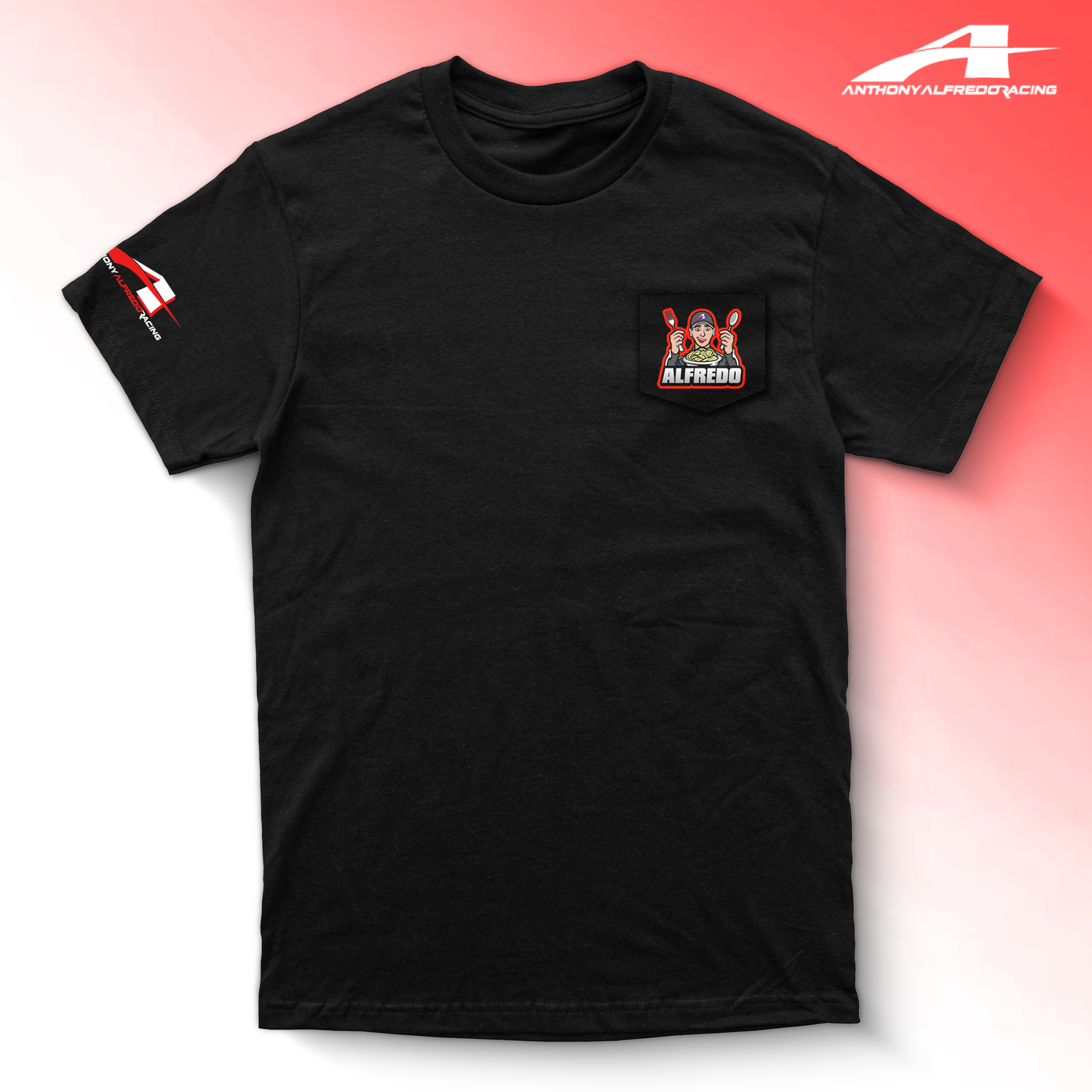 Anthony Alfredo Fast Pasta Pocket T-Shirt