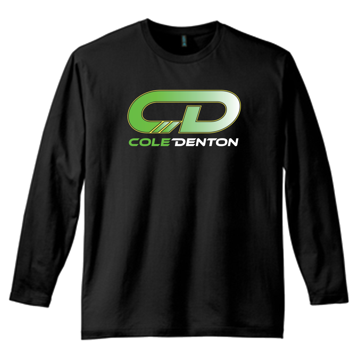 Cole Denton Long Sleeve T-Shirt, Color: Black