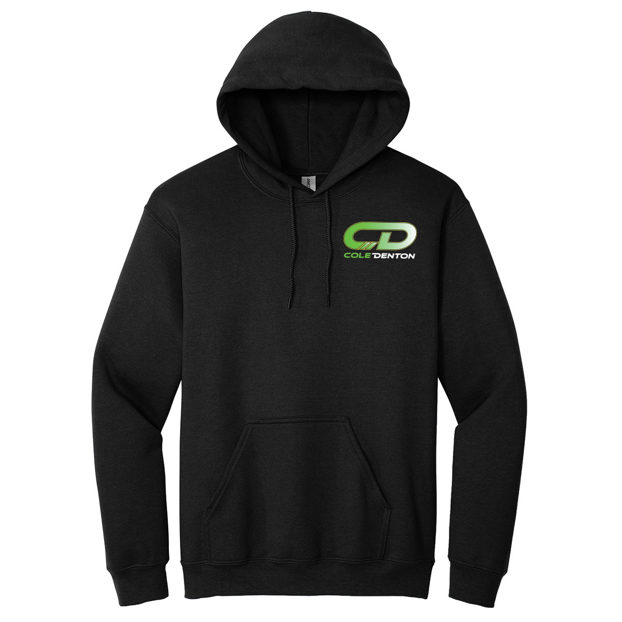 Cole Denton Embroidered Hoodie, Color: Black