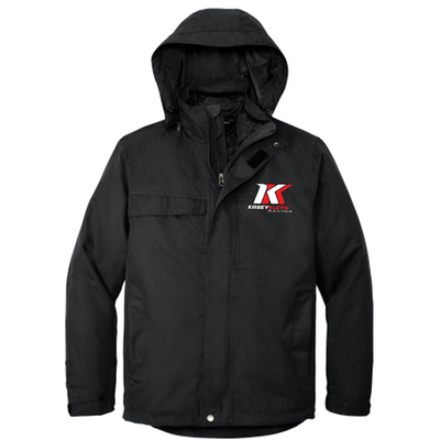 Kasey Kleyn Port Authority Herringbone 3-in-1 Parka