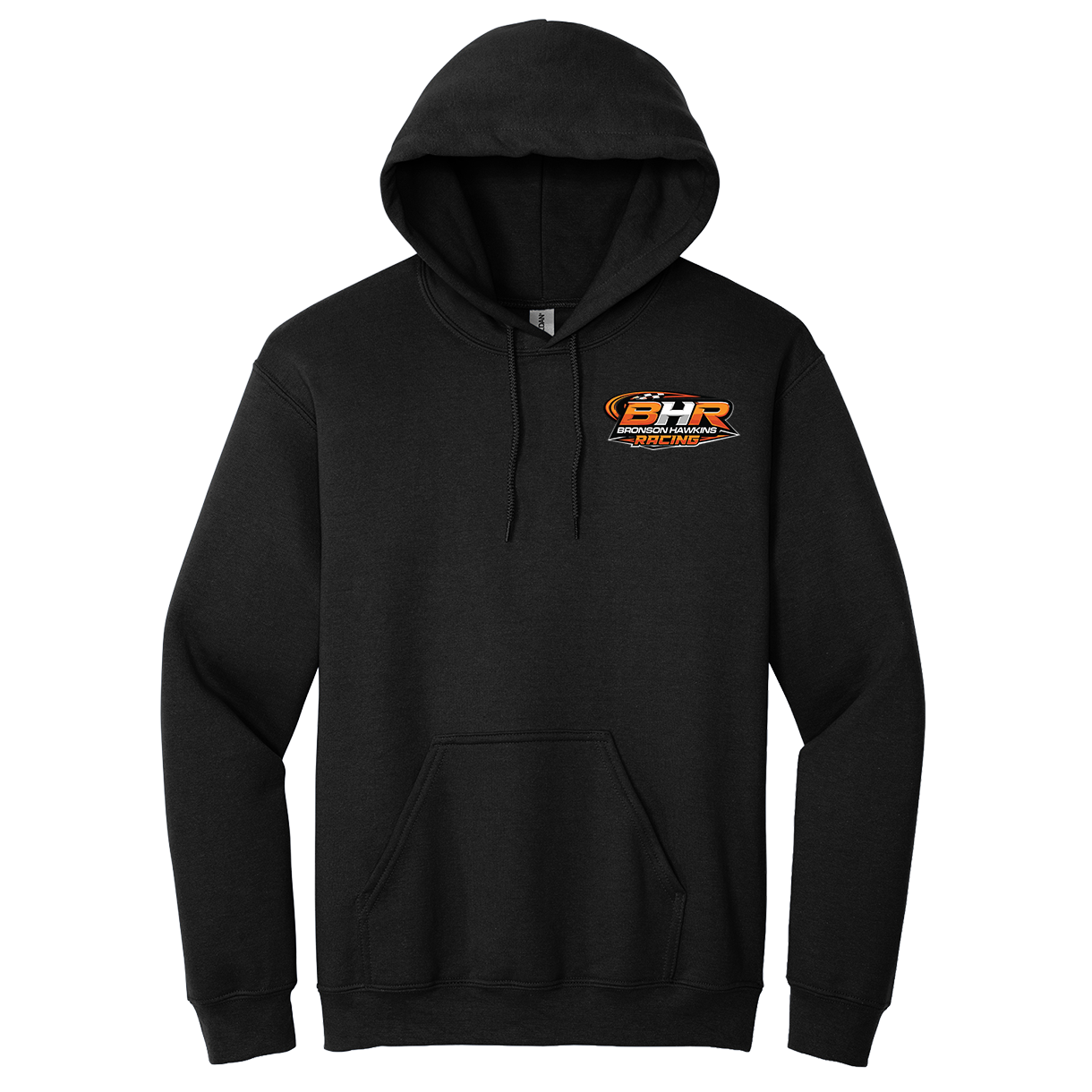 Bronson Hawkins Embroidered Hoodie, Color: Black
