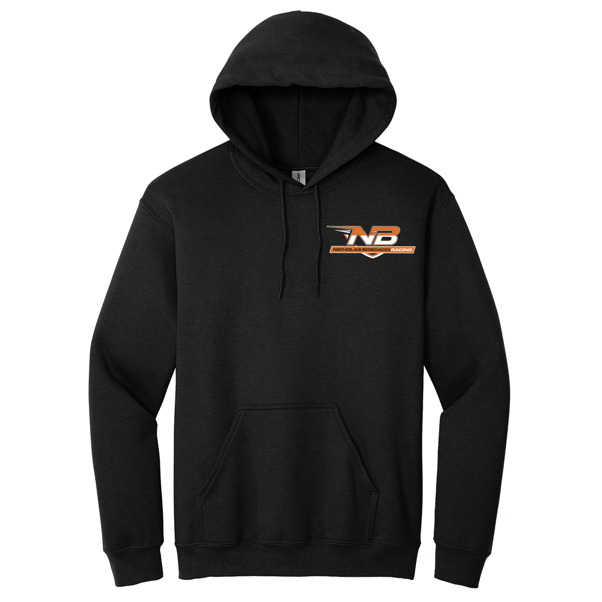 Nicholas Boscacci Embroidered Hoodie, Color: Black
