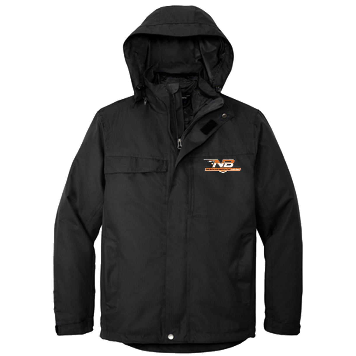 Nicholas Boscacci Port Authority Herringbone 3-in-1 Jacket