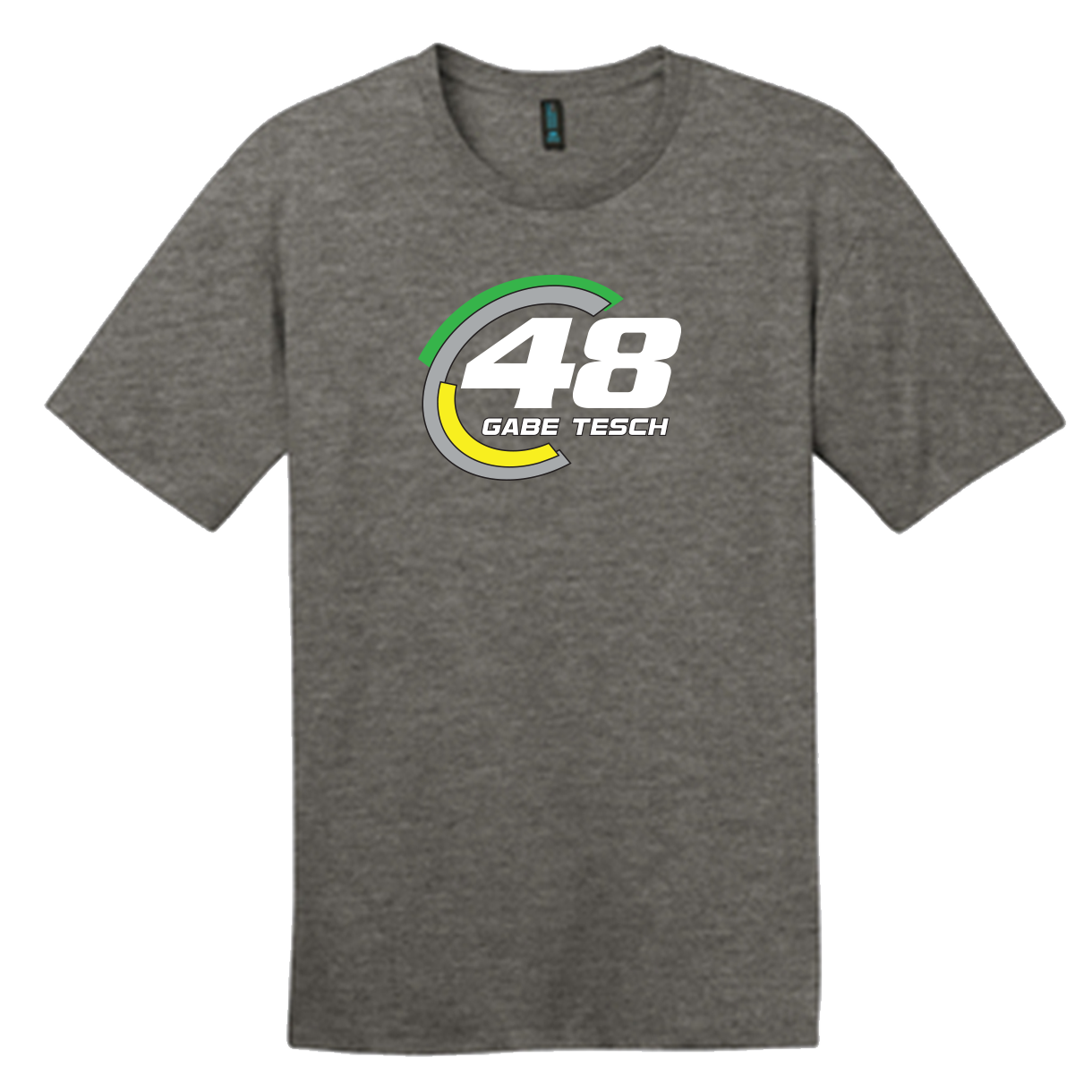Gabe Tesch Logo T-Shirt, Color: Smoke Grey