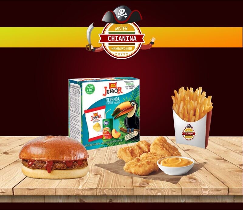 MENU KIDS PIRATA BURGER