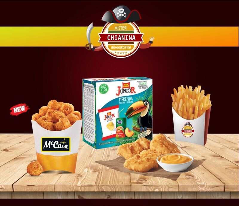 MENU KIDS PIRATA CHEESE BALLS