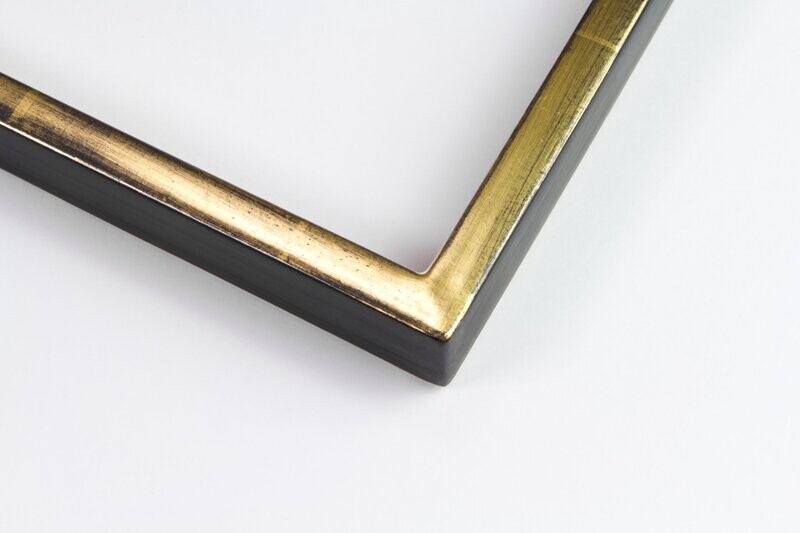 Vergolderrahmen - Gold - Schwarz