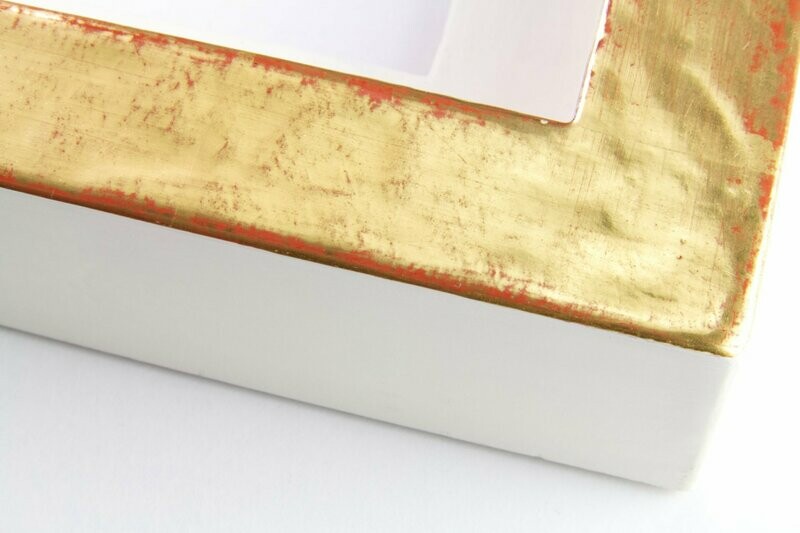 Schattenfugenrahmen - Echtgold - Rot Schattenfugenrahmen - Echtgold - Rot