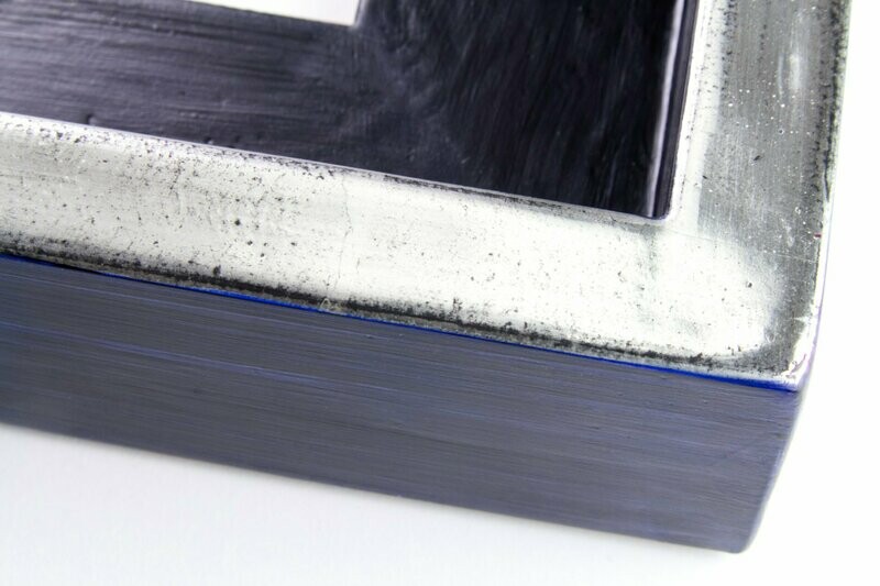 Schattenfugenrahmen - Weißgold - Schwarz Schattenfugenrahmen - Weißgold - Schwarz