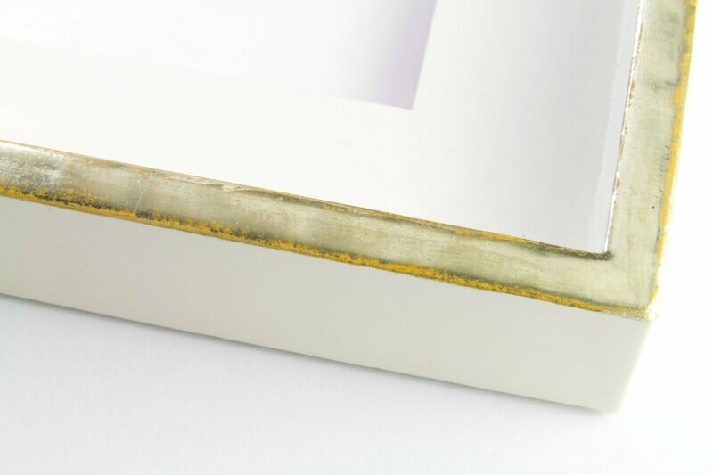 Schattenfugenrahmen - Citrongold - Gelb Vergolderrahmen-Schattenfugenrahmen mit Blattgold. Modernes Design für Leinwandbilder.