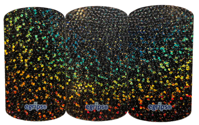 Black Sparkle Grip - egrips Skin 3 Pack